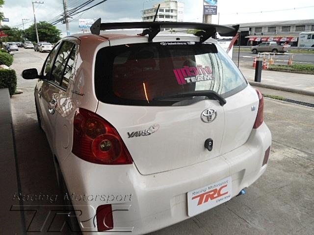 สปอยเลอร์ YARIS 2012 ทรง แพนโค้ง DTM ไฟเบอร์งานไทย